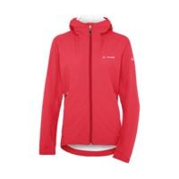 vaude womens fjordan jacket flame