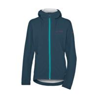 vaude womens fjordan jacket dark petrol