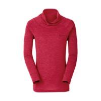 vaude womens altiplano ls t shirt indian red