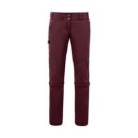 VAUDE Women\'s Skomer Capri ZO Pants Claret Red