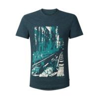 vaude mens cyclist t shirt dark petrol