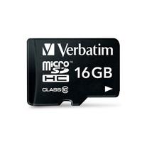 verbatim 16gb class 10 micro sdhc with adapter