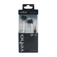 veho noise insulating earphones white