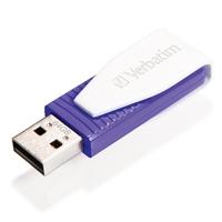 Verbatim Swivel USB Drive Violet 64GB