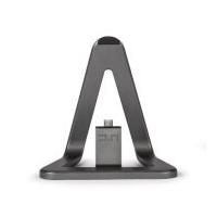 veho ds1 mobile stand android micro usb charging dock grey