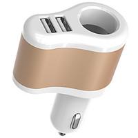 VENTION Car Charger For iPad For Cellphone For Tablet For iPhone For Smart Watch 2 USB Ports Other
