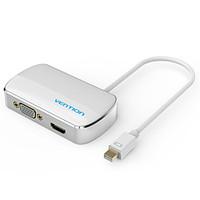 vention mini dp 2 in 1 displayport to hdmi vga adapter converter cable ...