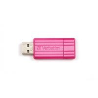 Verbatim PinStripe 32GB USB 2.0 Hot Pink