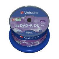 verbatim dvdr 8x dual layer p50 spindle