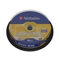 Verbatim 4x DVD+RW 4.7GB 10 Pack Spindle