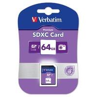 Verbatim Secure Digital SDXC Class 10 Card 64GB Flash Memory