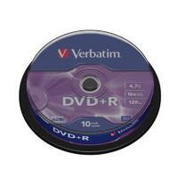 Verbatim 16x DVD+R 4.7GB AZO 10 Pack Spindle