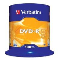 Verbatim 16x DVD-R 4.7GB AZO 100 Pack Spindle