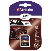 verbatim premium 256gb sdxc memory card