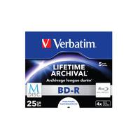 Verbatim 25GB 4x M-Disc BD-R 5 Pack Jewel Case