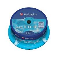 Verbatim 52x CD-R Super Azo 700MB 25 Pack Spindle