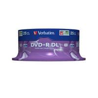 verbatim dvdr 8x dual layer p25 spindle