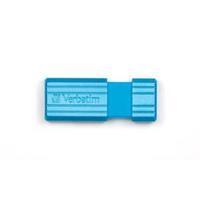 verbatim 16gb store n go pinstripe usb drive caribbean blue