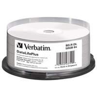 verbatim bd r dl 50gb 6x wide printable