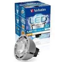 Verbatim LED Lighting MR16 GU5.3 Lamp 6.5W 12V 4200K (Cold White)