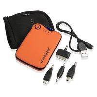 veho pebble verto portable charger 3700mah orange