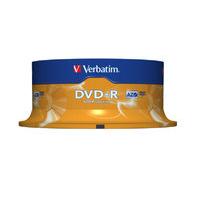Verbatim 16x DVD-R 4.7GB AZO 25 Pack Spindle