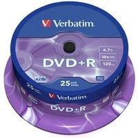 Verbatim 16x DVD+R 4.7GB AZO 25 Pack Spindle