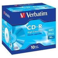 Verbatim 52x CD-R 800MB 10 Pack Jewel Case