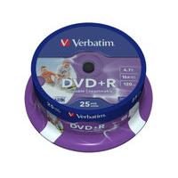 Verbatim 16x DVD+R 4.7GB AZO 25 Pack Spindle