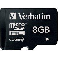 verbatim 8gb class 10 microsdhc card