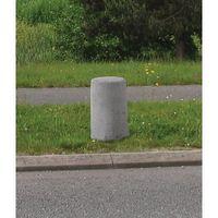 verge marker bollard plain smooth grey finish