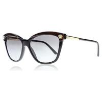 Versace 4313 Sunglasses Black / Brown 5180/11 57mm