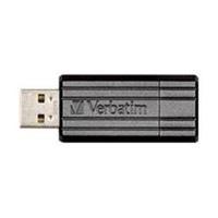 Verbatim 64GB Store \'n\' Go PinStripe USB Drive - Black