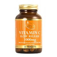Vega Vitamin C slow release 1000mg tablets 30