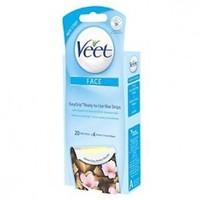 Veet Mini Wax Strips For Face Easy Grip 20 Pack