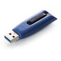 verbatim usb 30 v3 max black blue 32gb flash drive