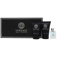 Versace Pour Homme Gift Set 5ml EDT + 25ml Hair & Body Shampoo + 25ml Aftershave Balm