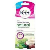 veet natural inspirations face precision wax strips x20