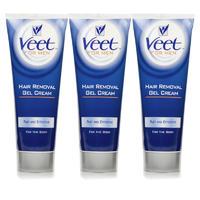 Veet For Men Hair Removal Gel Cream - Triple Pack