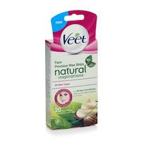 Veet Natural Facial Wax Strips 20pk