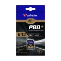 verbatim pro sdxc 64gb uhs i u3 49197