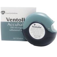 Ventolin Accuhaler 200 Micrograms/Blister