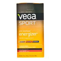 vega pre workout energizer acai berry sachets 12x 18g