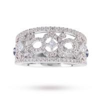 Vera Wang Love Diamond Eternity Ring in 18 Carat White Gold