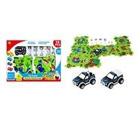 Vehicle Track Car Puzzle Set 15 Piece B/o