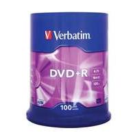 Verbatim Dvd+r 16x 100pk Spindle
