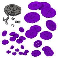 VEX IQ Chain & Sprocket Kit (Purple)