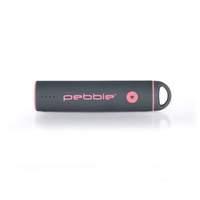 Veho Vpp-301-bcn-g Pebble Powerstick 2600mah Emergency Portable Rechargeable Power Bank With Mfi Lightning Cable- Black