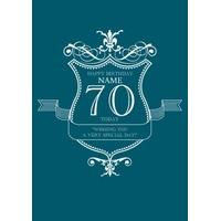 very special day 70th birthday card