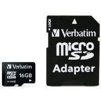 Verbatim 16gb Microsdhc Memory Card (class 4) With Adaptor
